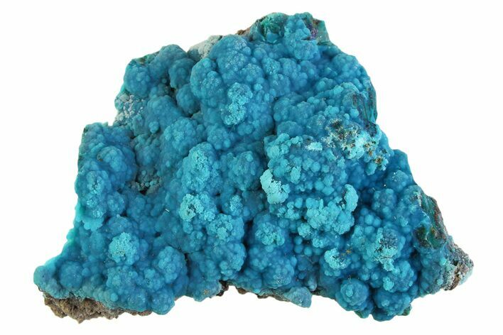 Vibrant Teal Chrysocolla Formation - Peru #358658